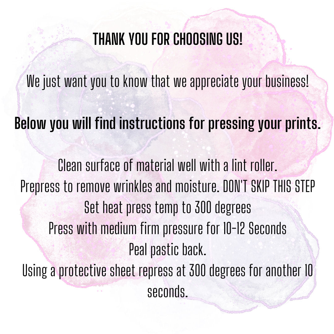 New Creation In Christ Hot Peel Custom Full Color Ready For Press DTF Print Transfer, Direct To Film DTF Tea-Shirt Shoppe