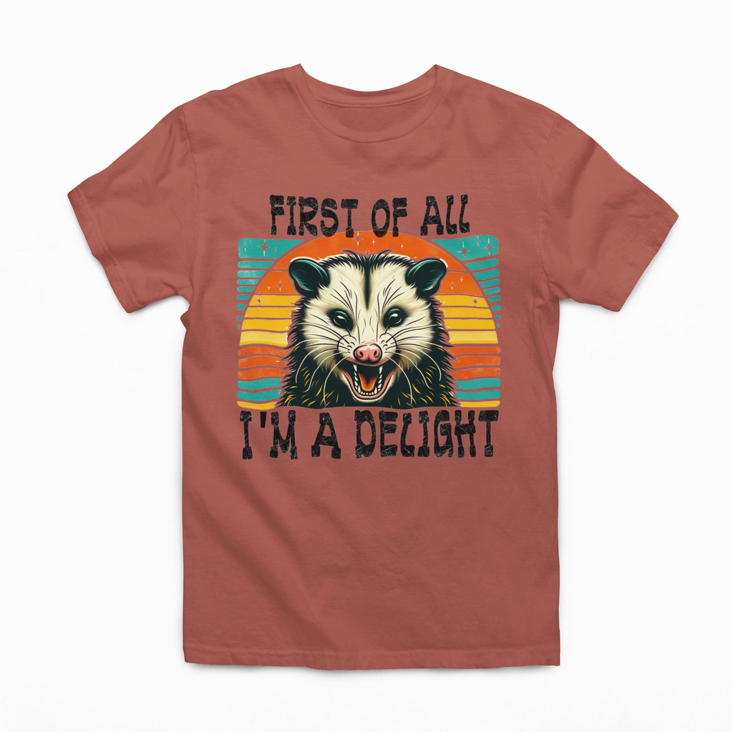 Im A Delight Graphic Tee Tea-Shirt Shoppe S Clay