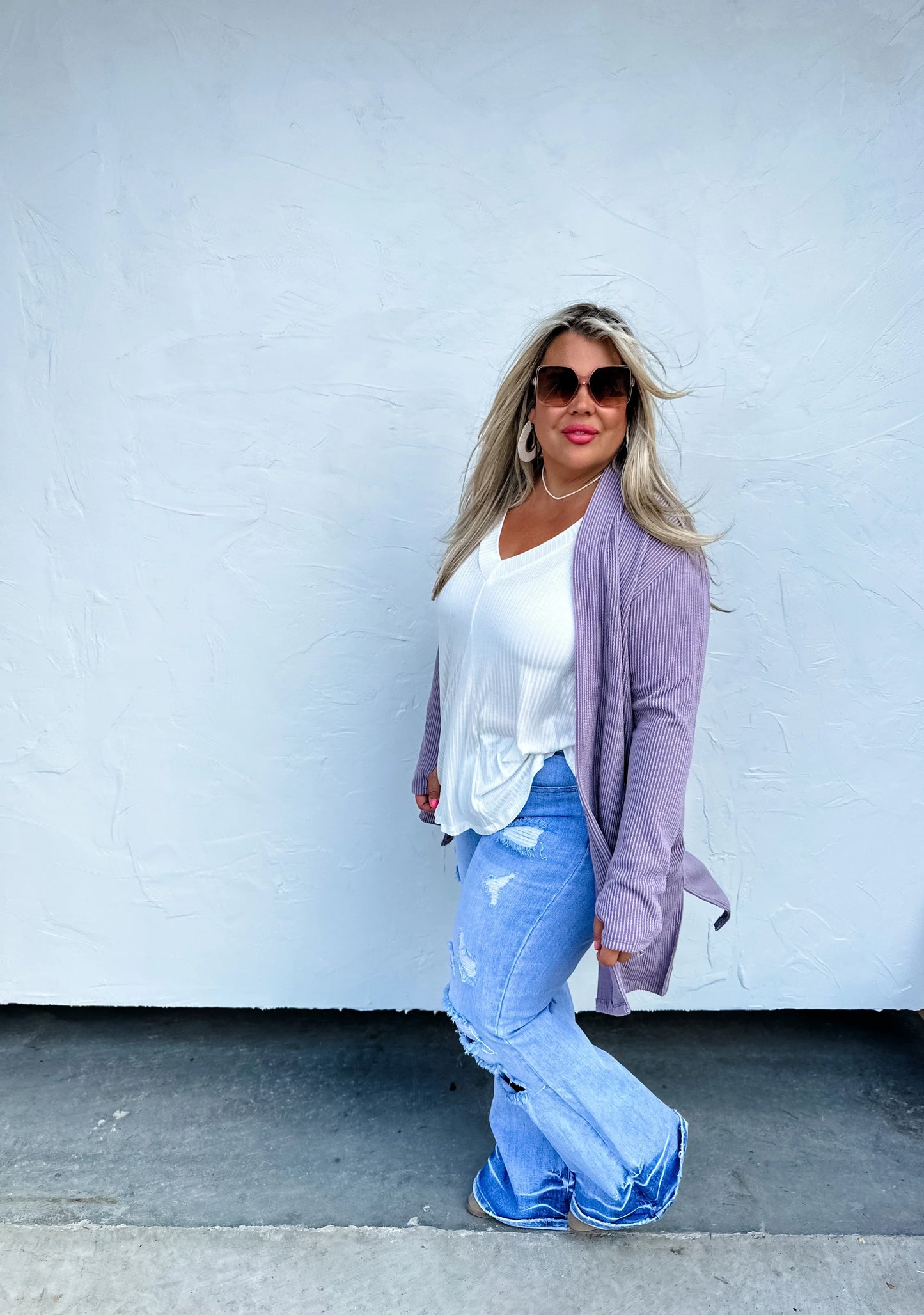 Blakely Shiloh Distressed Flare Jeans Jeans Blakely Designs
