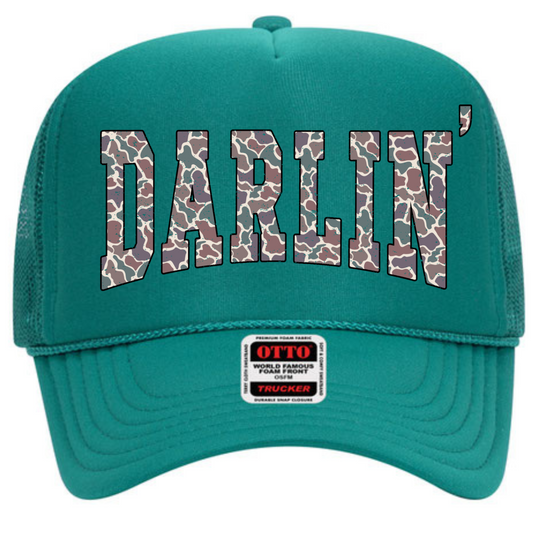Darlin' Trucker Hat Hat Tea-Shirt Shoppe