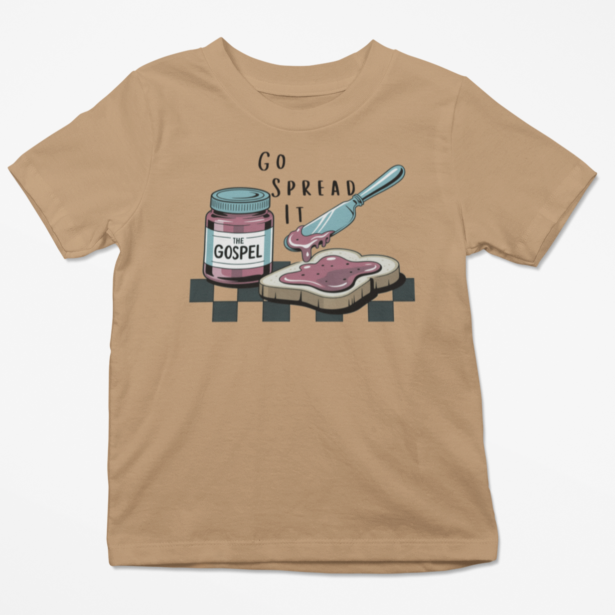Go Spread It Youth & Toddler Graphic Tee Youth Graphic Tee Tea Shirt Shoppe 2T Coyote