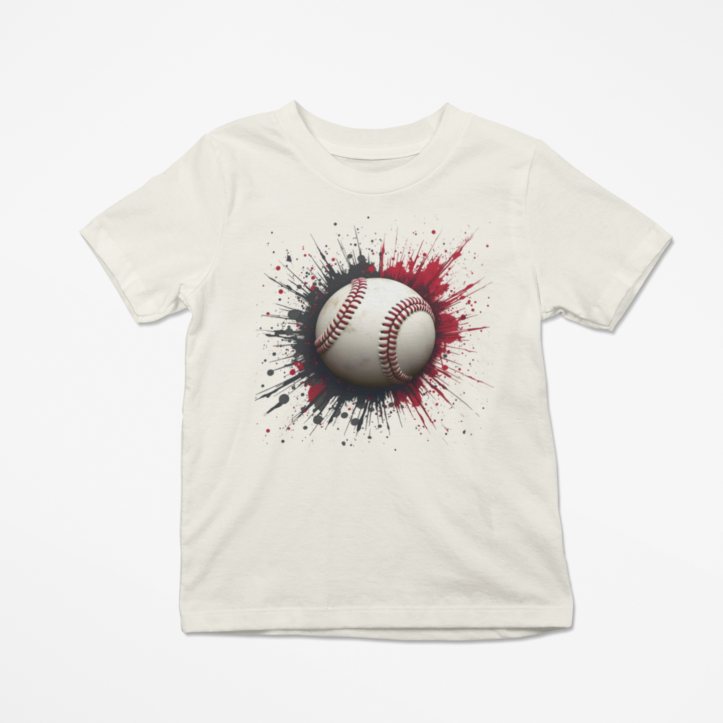 Baseball splatter Toddler/Youth Graphic Tee Youth Graphic Tee Tea Shirt Shoppe