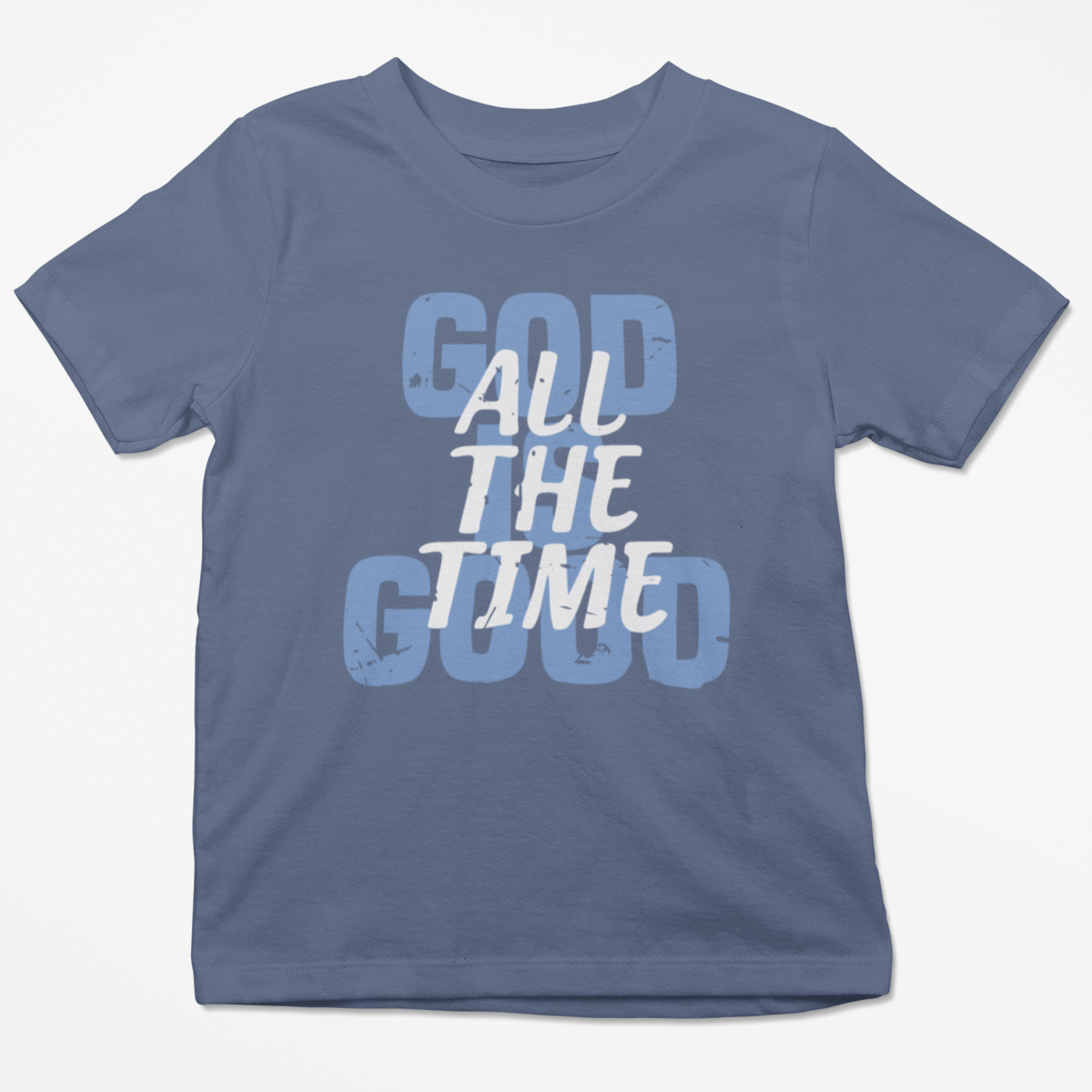 God Is Good Youth & Toddler Graphic Tee Youth Graphic Tee Tea Shirt Shoppe 2T Indigo