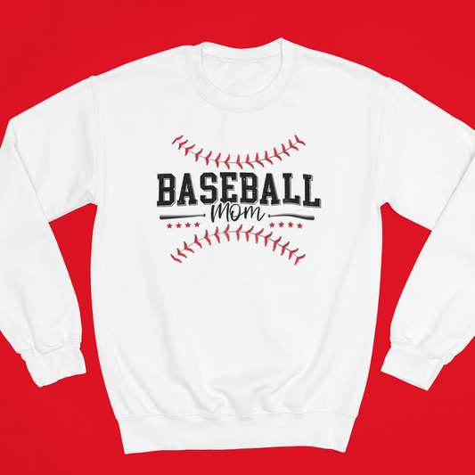 Baseball Mom Graphic Sweatshirt