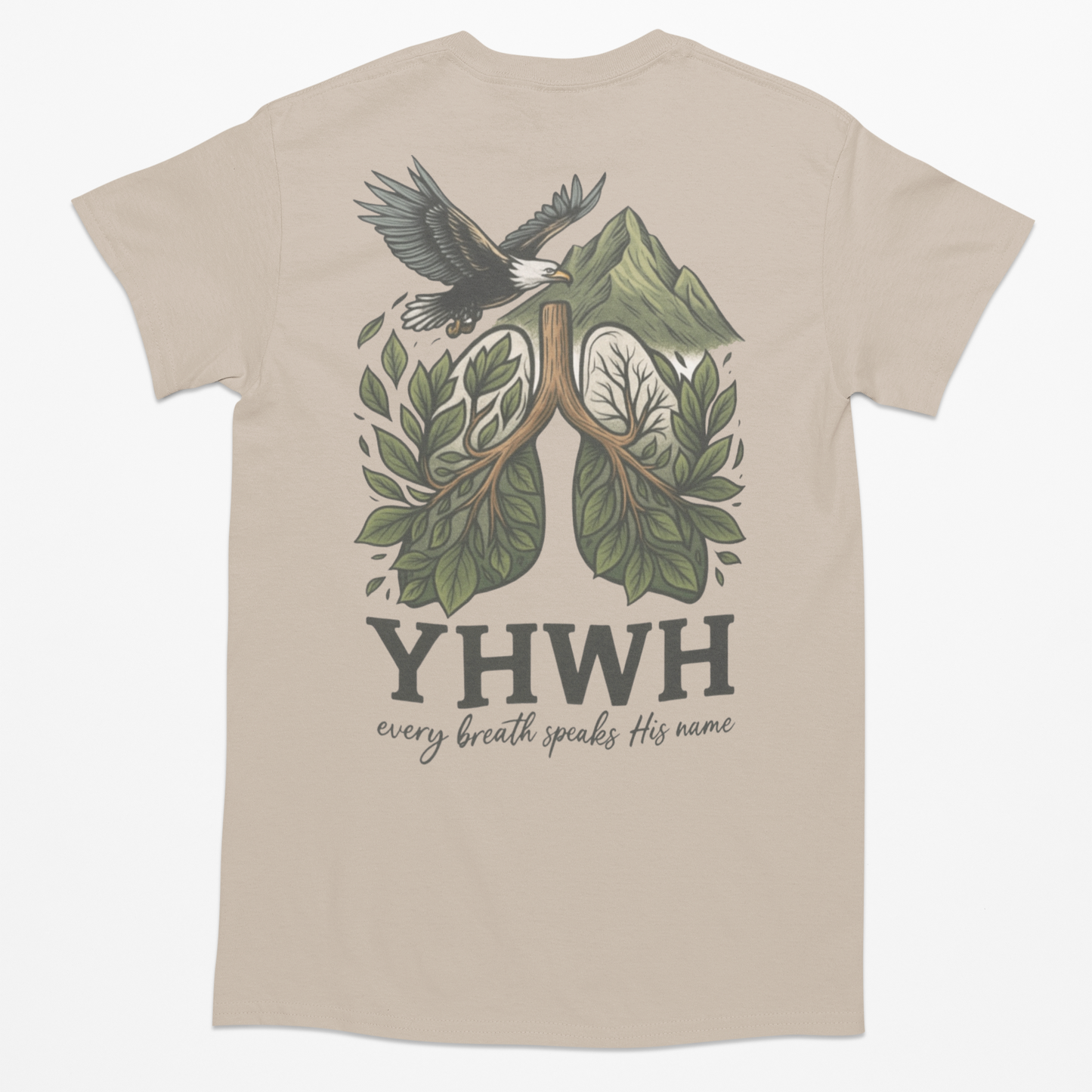 Every Breath Speaks Graphic Tee T-shirt Tea Shirt Shoppe YS Sand