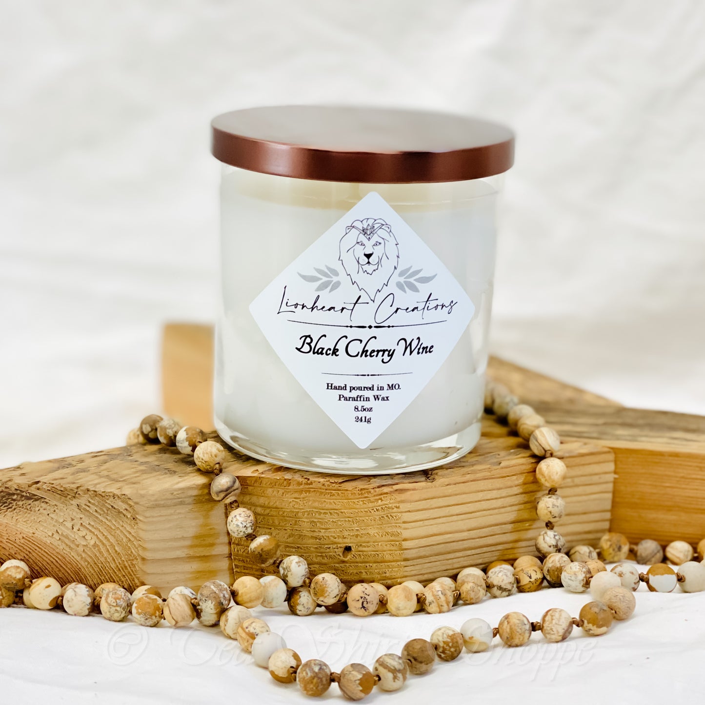 Black Cherry Wine Candle Candles Lionheart Creations