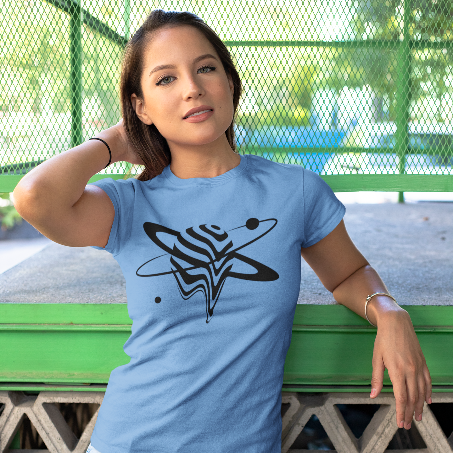 Space Graphic Tee T-shirt Tea Shirt Shoppe YS Iris
