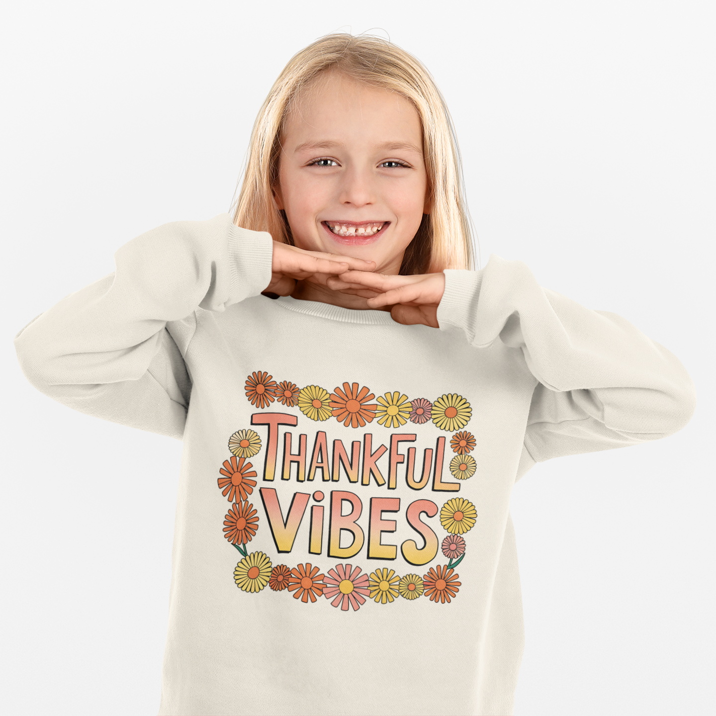 Thankful Vibes Youth & Toddler Sweatshirt