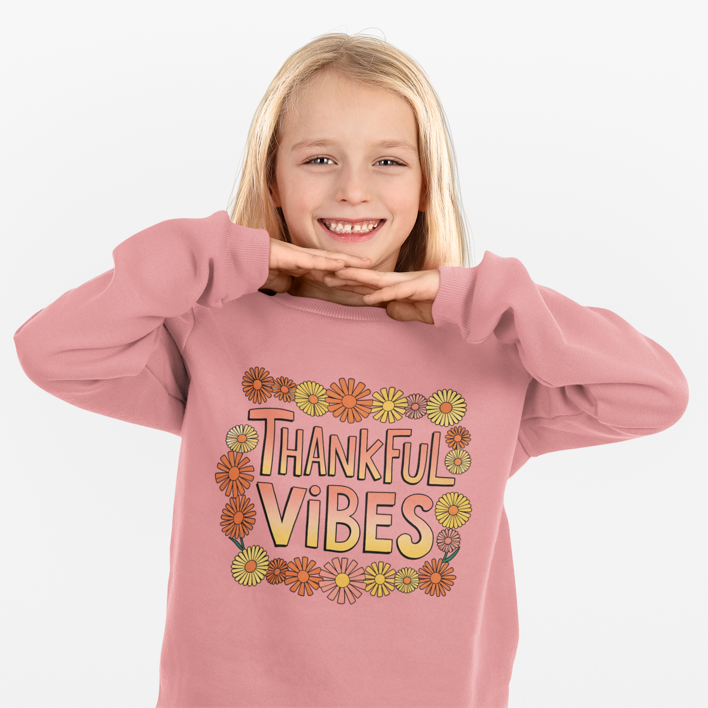 Thankful Vibes Youth & Toddler Sweatshirt