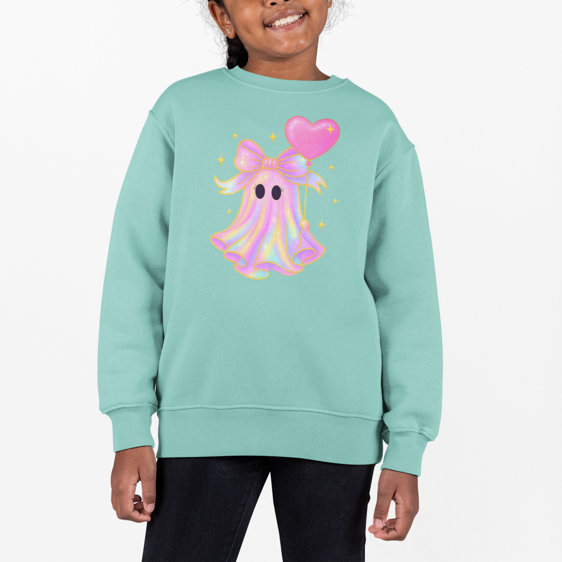 Balloon Boo Youth & Toddler Sweatshirt Youth Graphic Sweatshirt Tea Shirt Shoppe 2T Saltwater