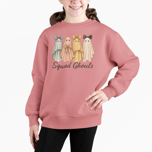 Squad Ghouls Youth & Toddler Sweatshirt Youth Graphic Sweatshirt Tea Shirt Shoppe 2T Mauvelous