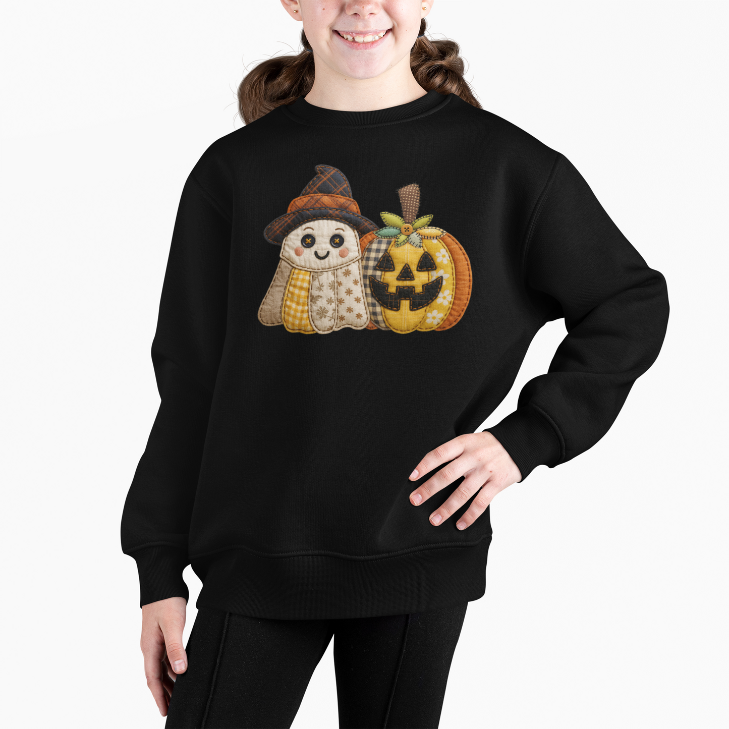 Patch Buddies Youth & Toddler Sweatshirt Youth Graphic Sweatshirt Tea Shirt Shoppe 2T Black