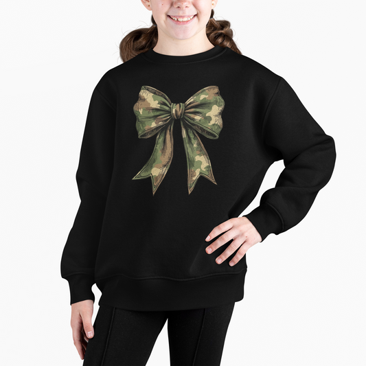 Tied & True Youth & Toddler Sweatshirt Youth Graphic Sweatshirt Tea Shirt Shoppe 2T Black