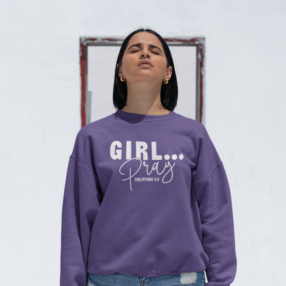 Steady Soul Graphic Sweatshirt Graphic Sweatshirt Tea Shirt Shoppe S Purple