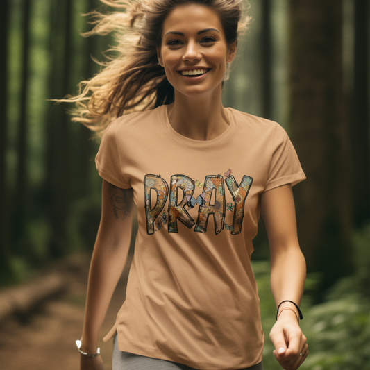 Whispered Petals Graphic Tee T-shirt Tea Shirt Shoppe S Old Gold