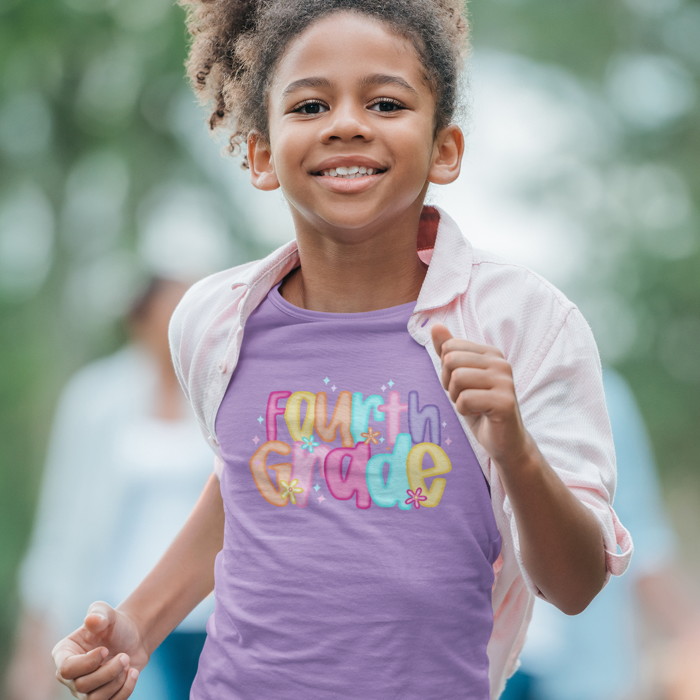 Groovy Grade Vibes Series Toddler Graphic Tee Youth Graphic Tee Tea Shirt Shoppe 4th Grade Small