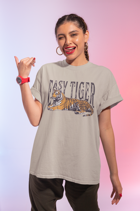Easy Tiger Graphic Tee T-shirt Tea Shirt Shoppe