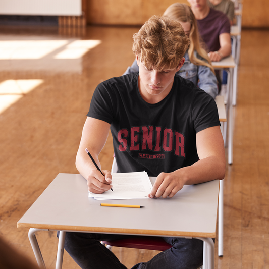 Classic Senior 2026 Graphic Tee T-shirt Tea Shirt Shoppe S Black