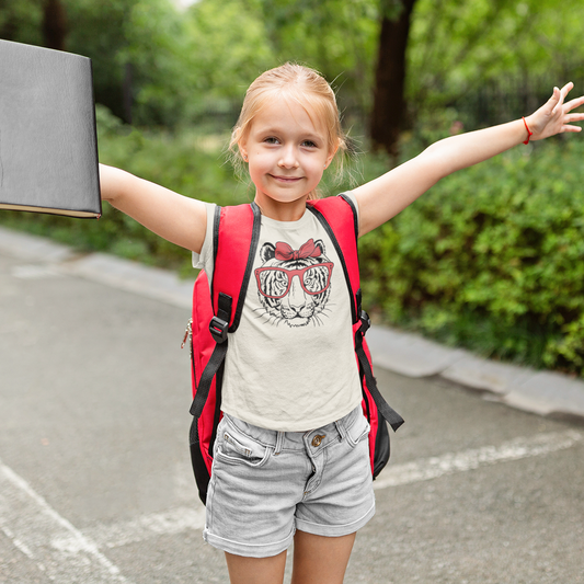 Smarty Stripes Graphic Tee Youth Graphic Tee Tea Shirt Shoppe 2T Natural