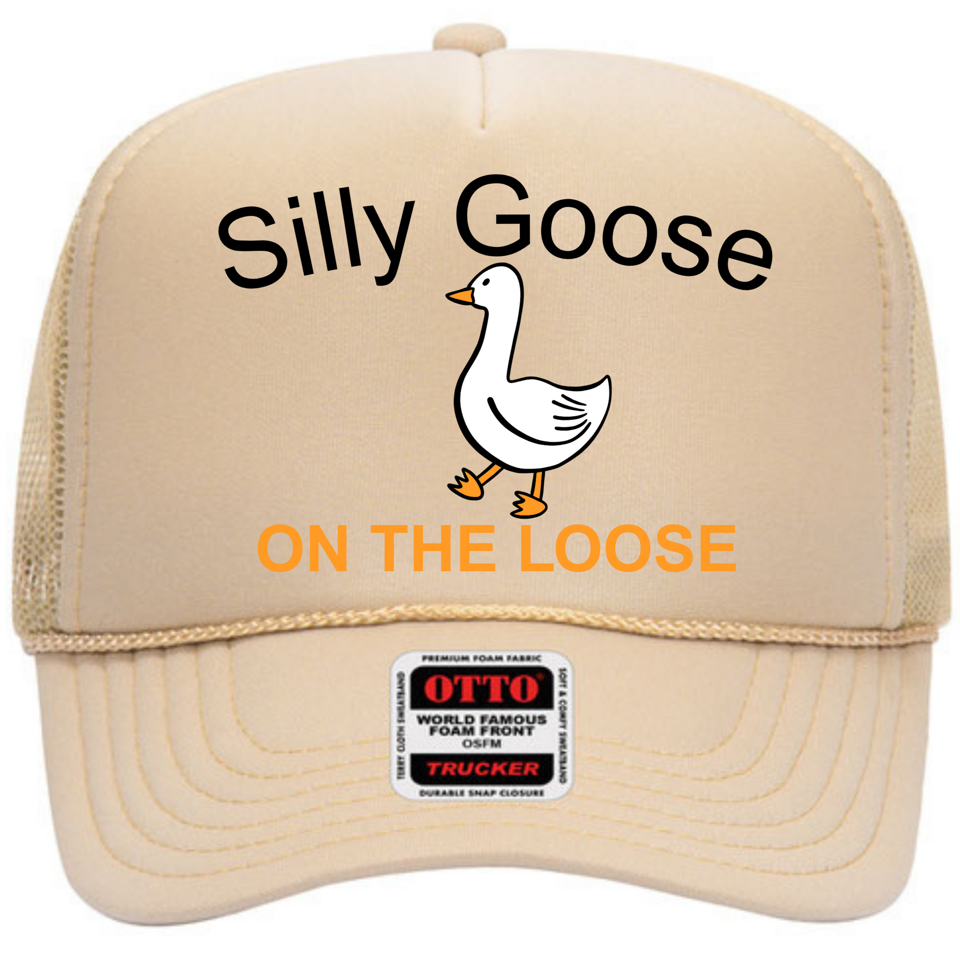 Silly Goose On The Loose Trucker Hat Hat Tea-Shirt Shoppe