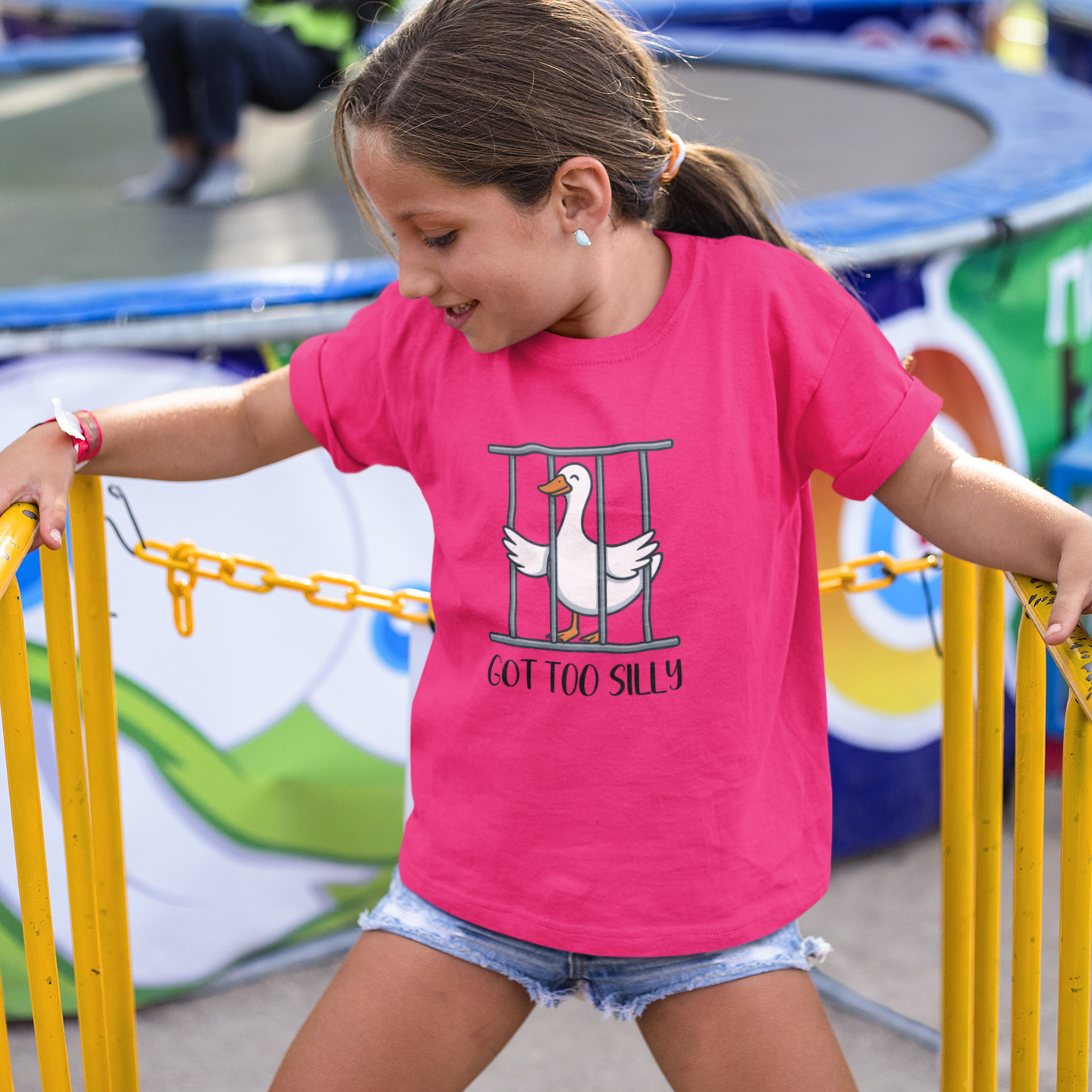 Too Silly Goose Graphic Tee Youth Graphic Tee Tea Shirt Shoppe YS Heliconia