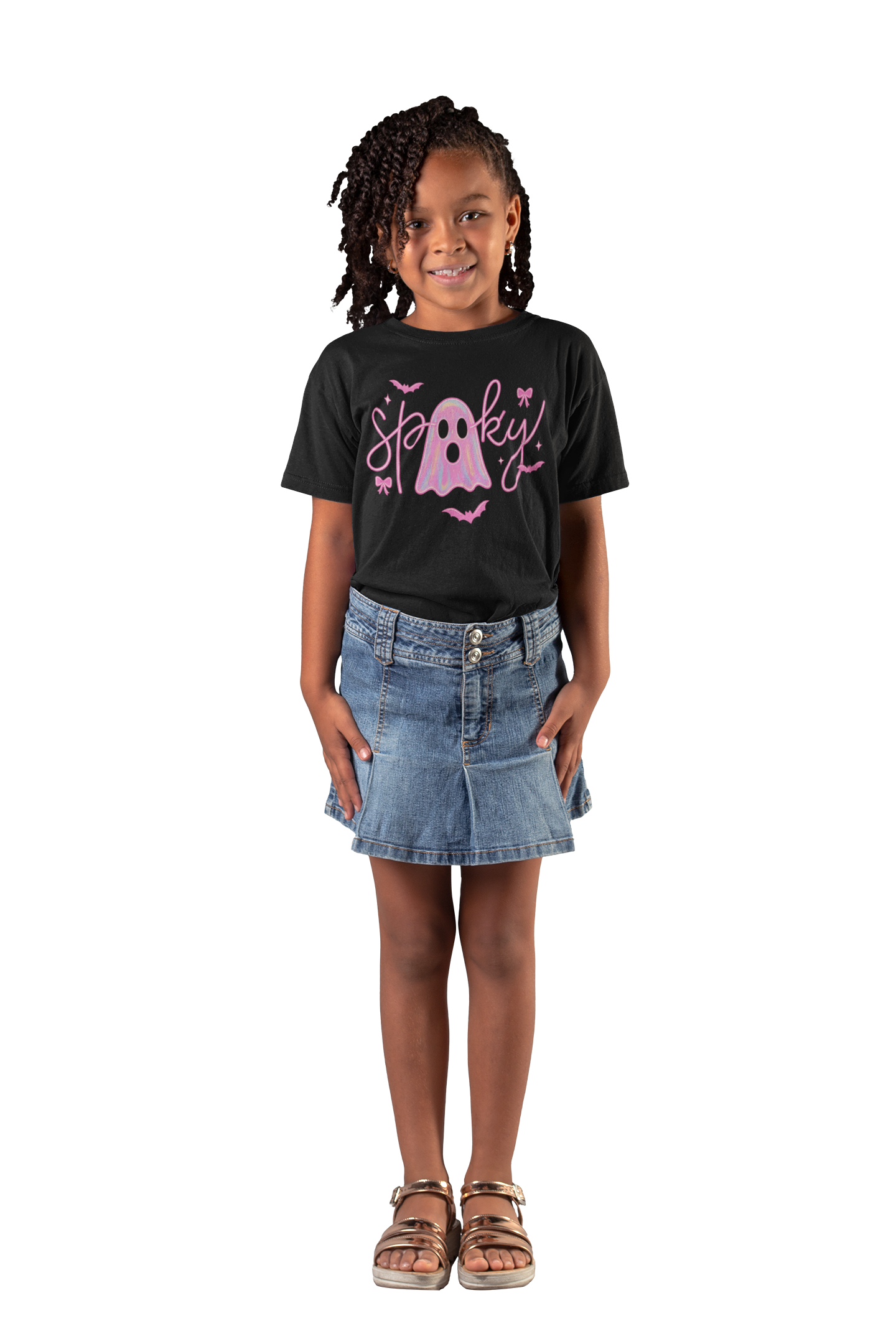 Lil' Miss Spooky Youth & Toddler Graphic Tee Youth Graphic Tee Tea Shirt Shoppe