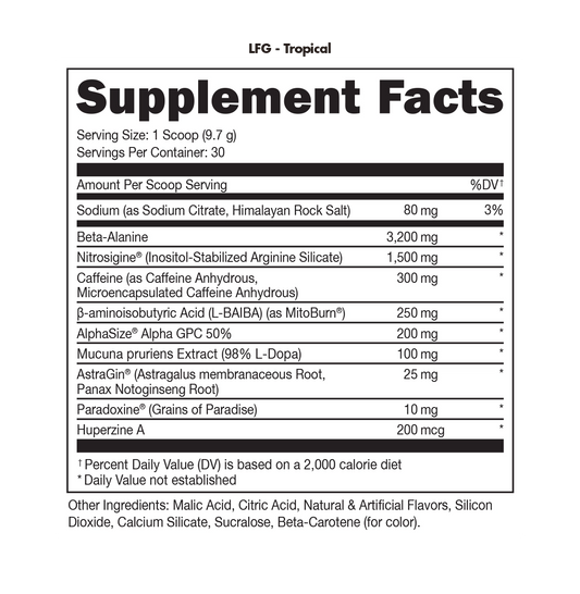LFG Burn Thermogenic Pre-Workout – alternate view 2