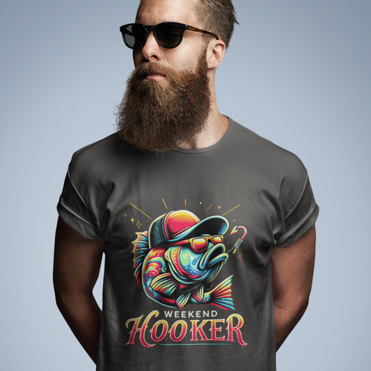 Weekend Hooker Graphic Tee Mens T-shirt Tea Shirt Shoppe S Asphalt