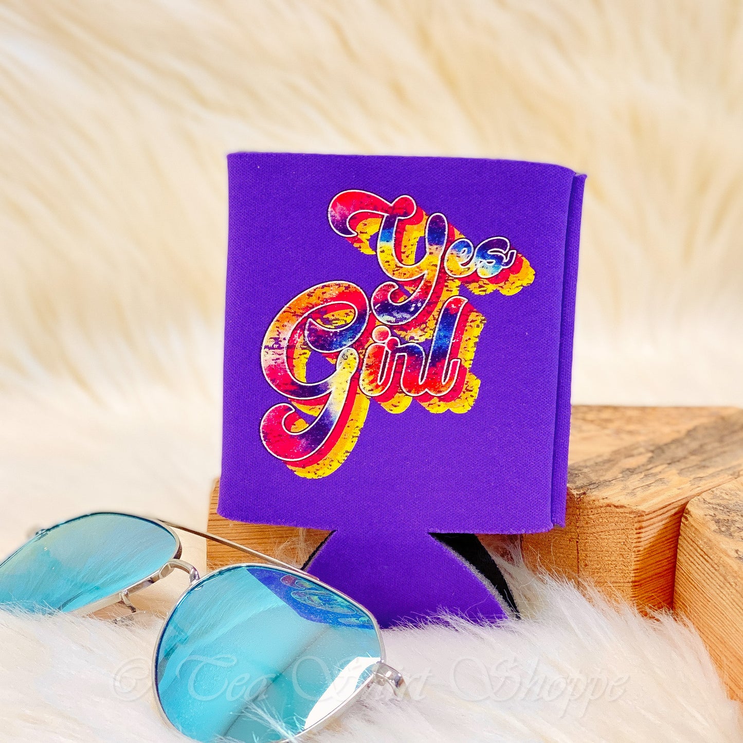 Yes Girl Can Cooler Can Cooler Tea Shirt Shoppe