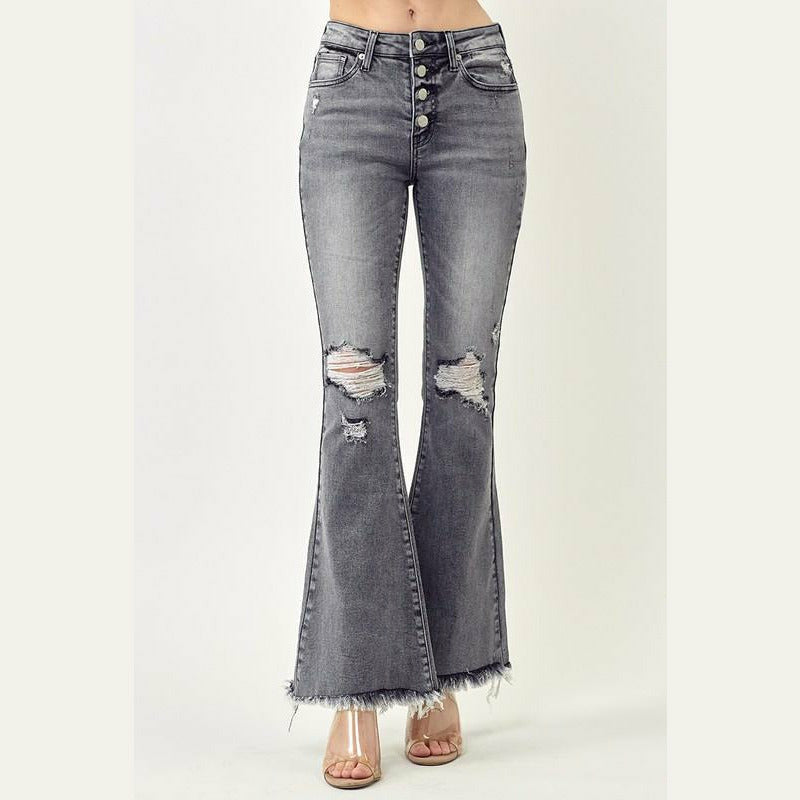 Risen Mid Rise Flares risen jeans