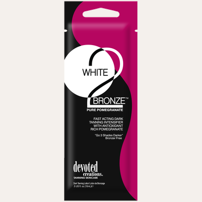 Single Use Tanning Lotion Tanning Oil & Lotion Devoted Creations White 2 Bronze Pomegranate