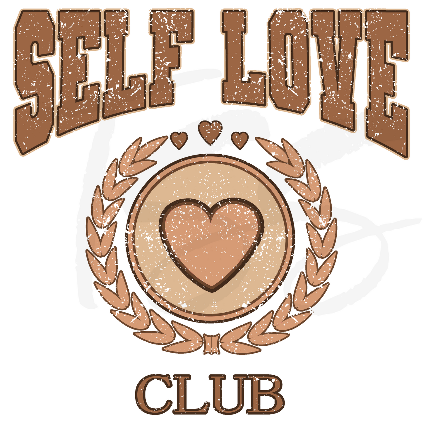 Self Love Club DTF Print Transfer