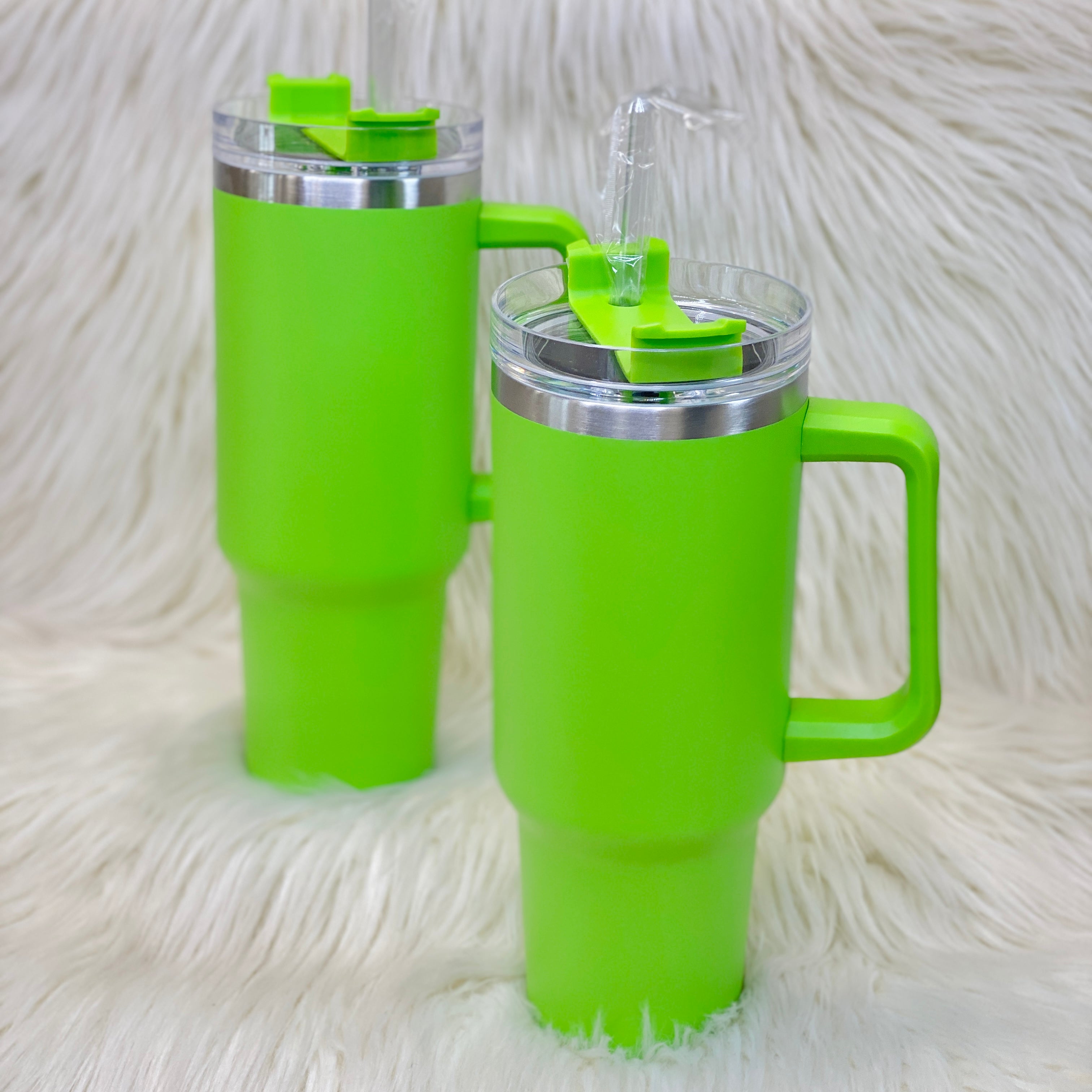 Light Green 40oz Drink Tumbler