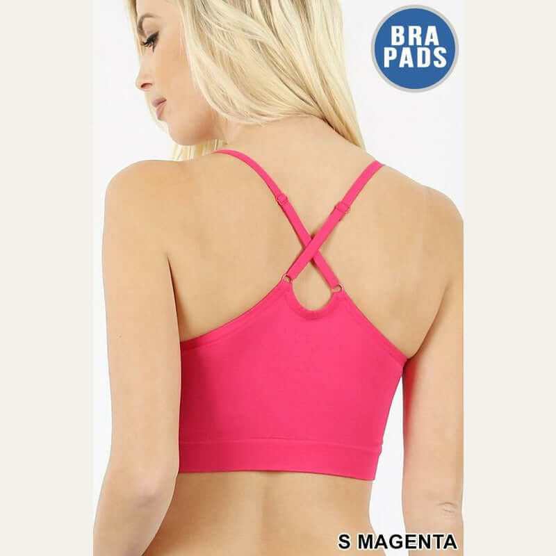 Basic Criss Cross Bralette - Mint Bras Zenana