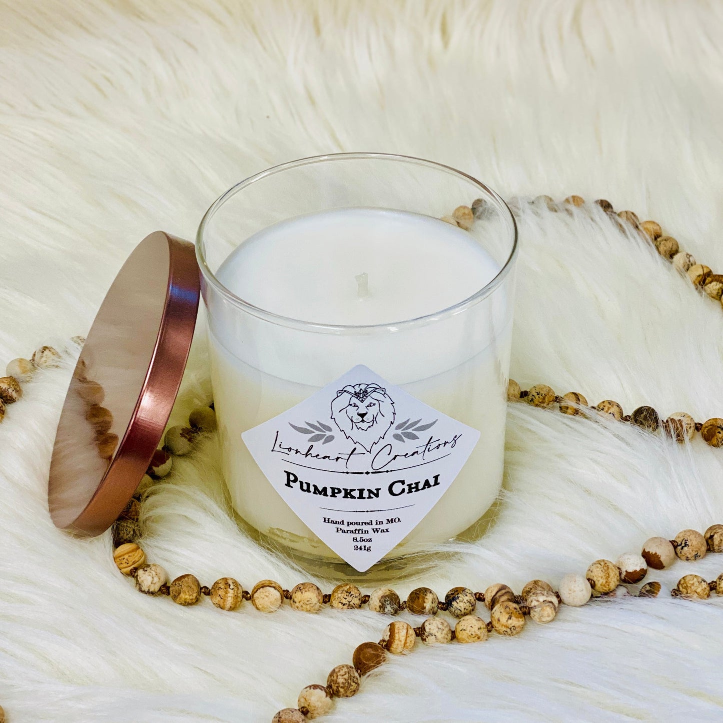 Pumpkin Chai Candle Candles Lionheart Creations