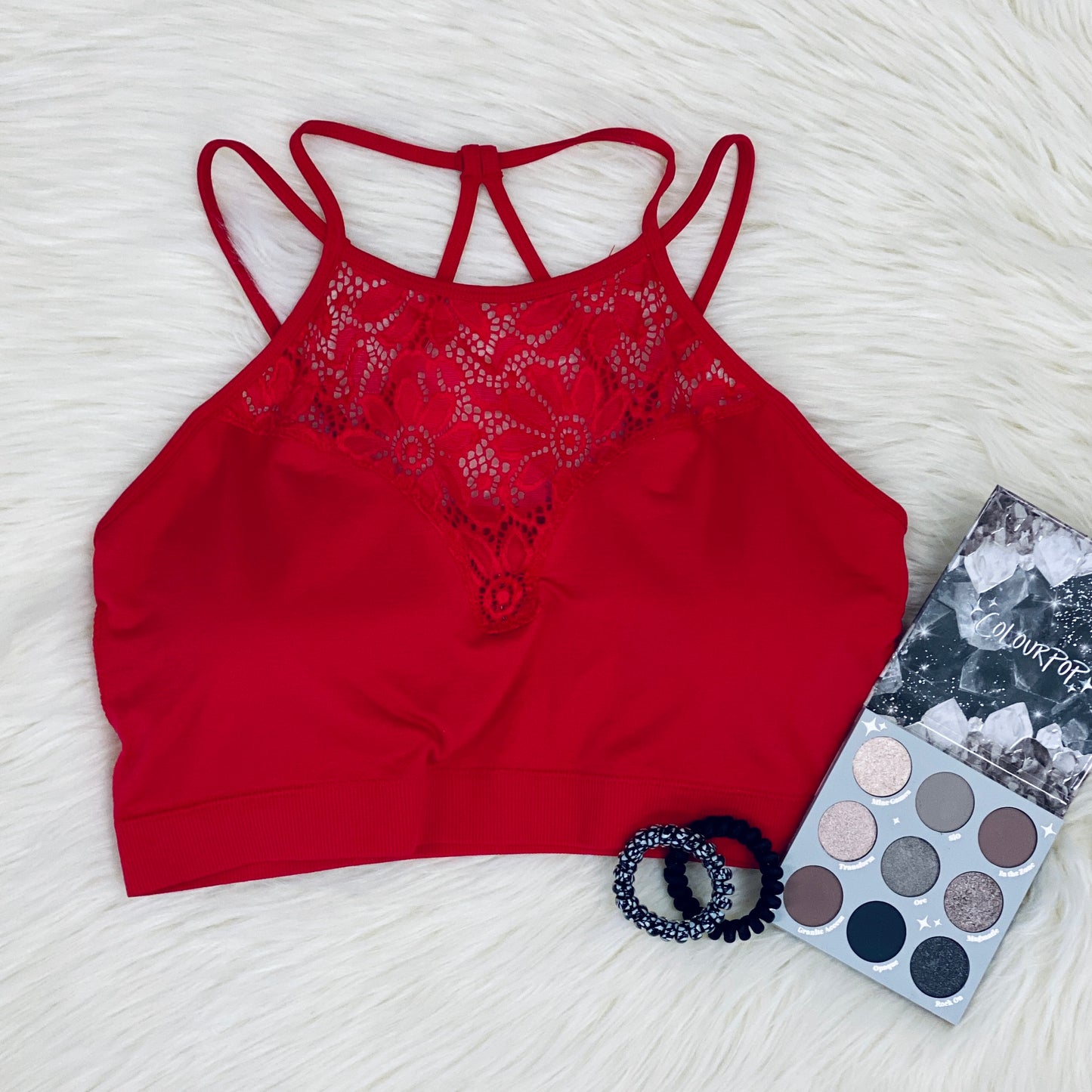 Cut It Out Bralette Crop Bras Zenana Ruby 1X/2X