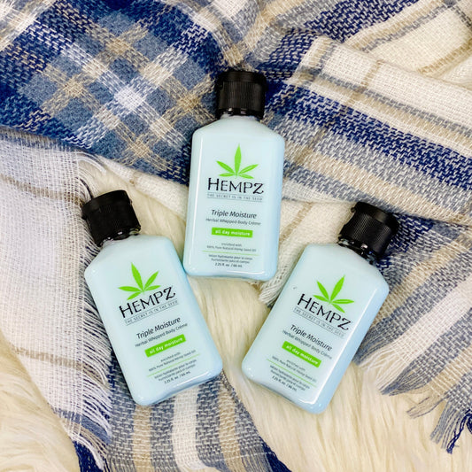Hempz Travel Size Triple Moisture Whipped Body Creme Lotion Heartland