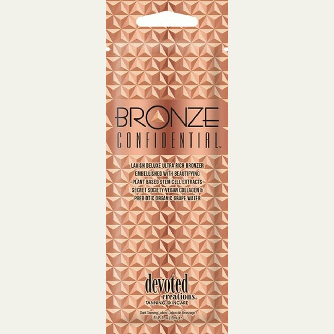 Single Use Tanning Lotion Tanning Oil & Lotion Devoted Creations Bronze Confidential