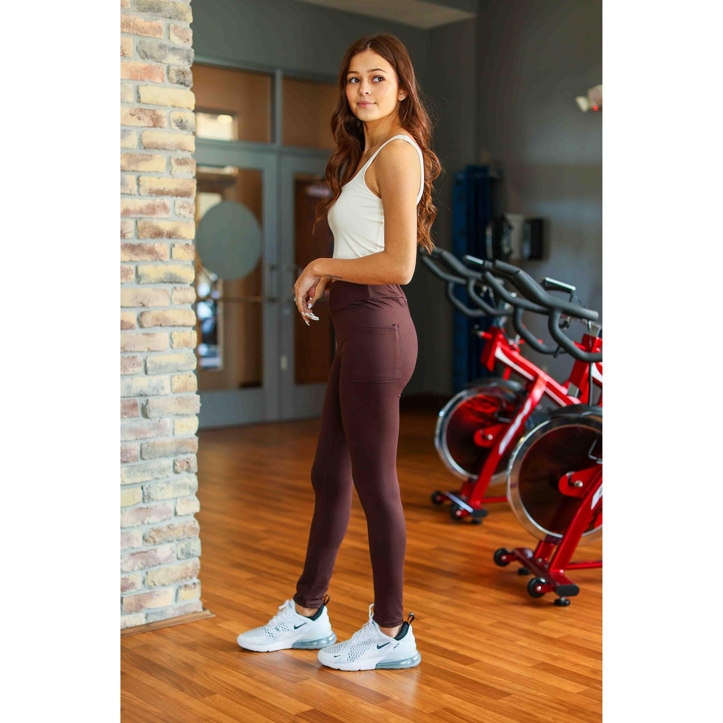 Brown FULL LENGTH Leggings Women > Pants > Leggings Julia Rose