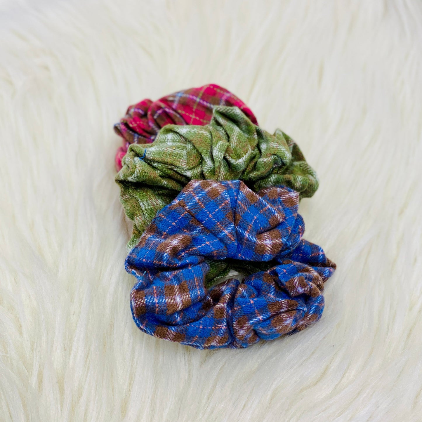 Flannel Scrunchie Set Scrunchie Shop Hotline