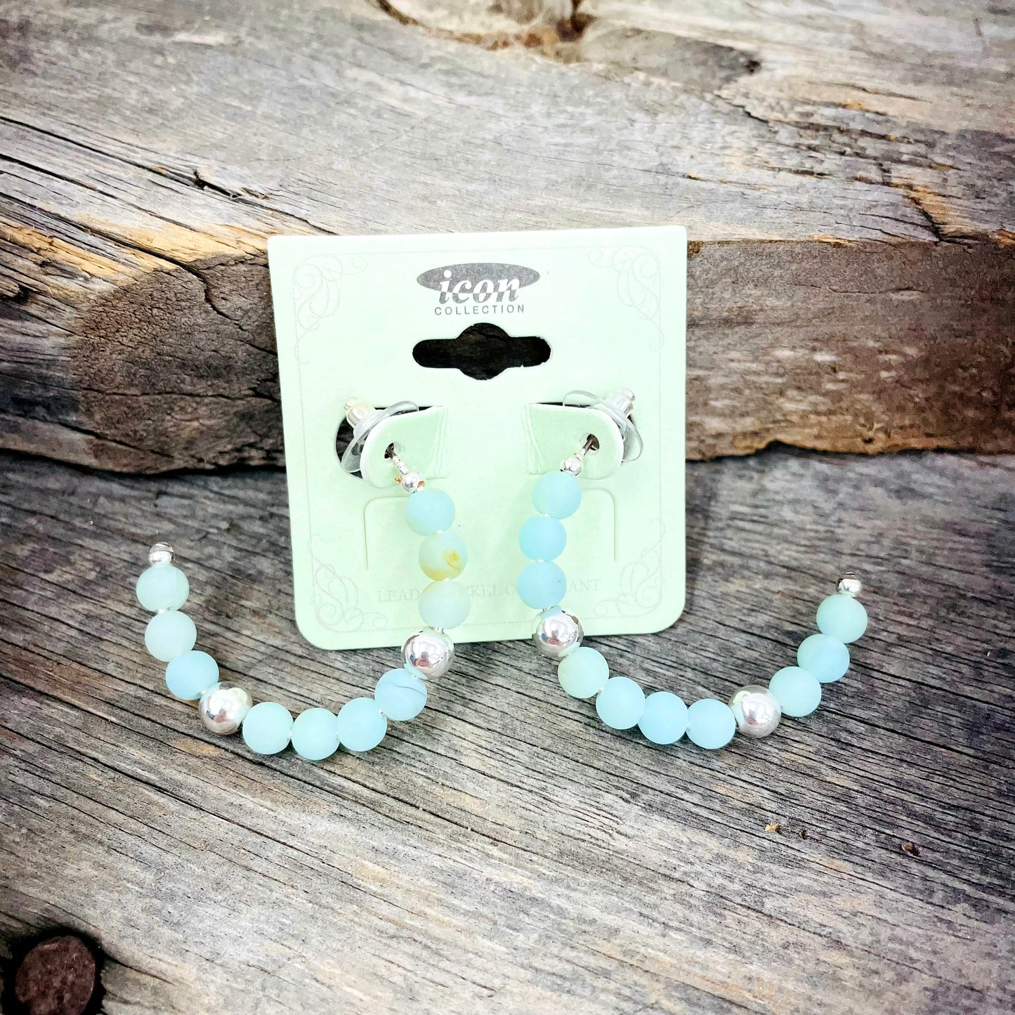 Bailey Beaded Hoops Earrings Emma C