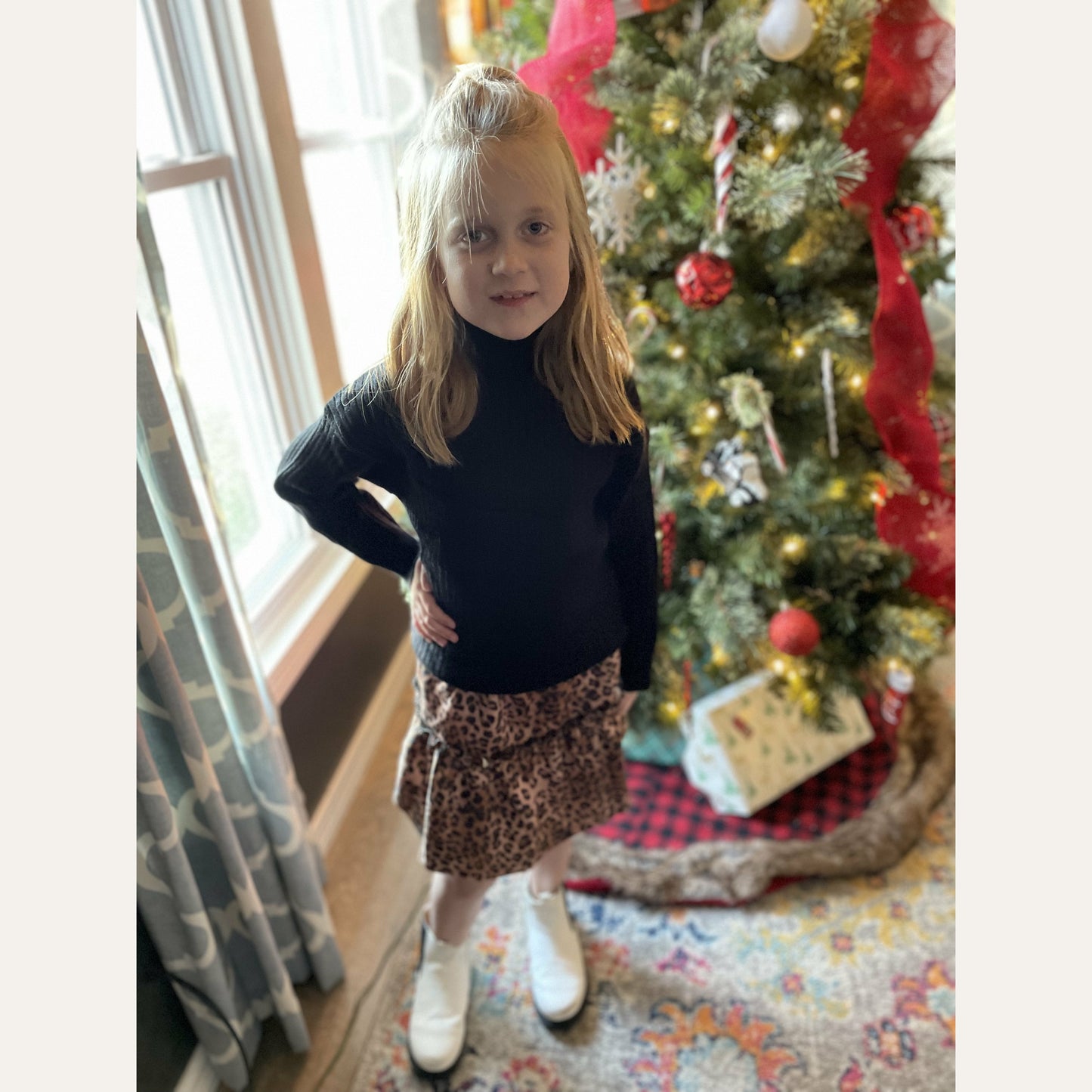 Black Turtleneck Sweater girl clothing marie nicole