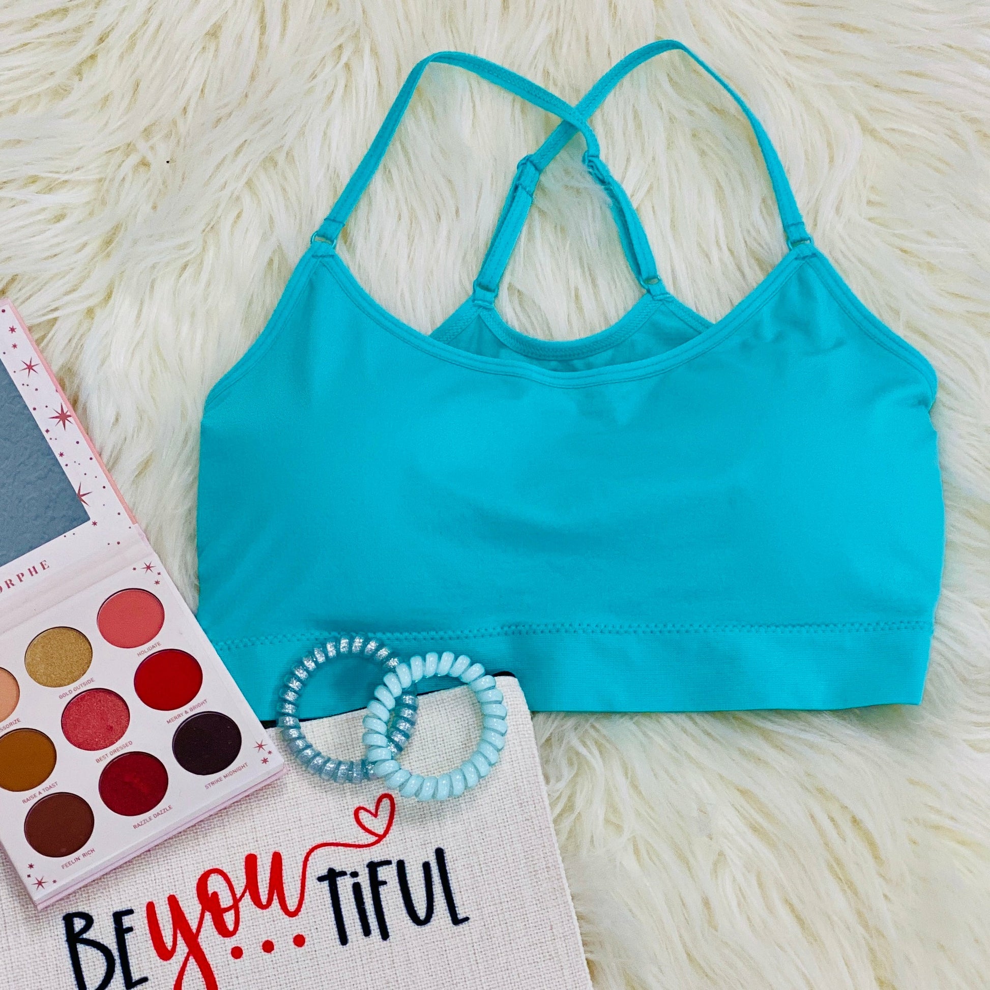 Basic Criss Cross Bralette - Mint Bras Zenana