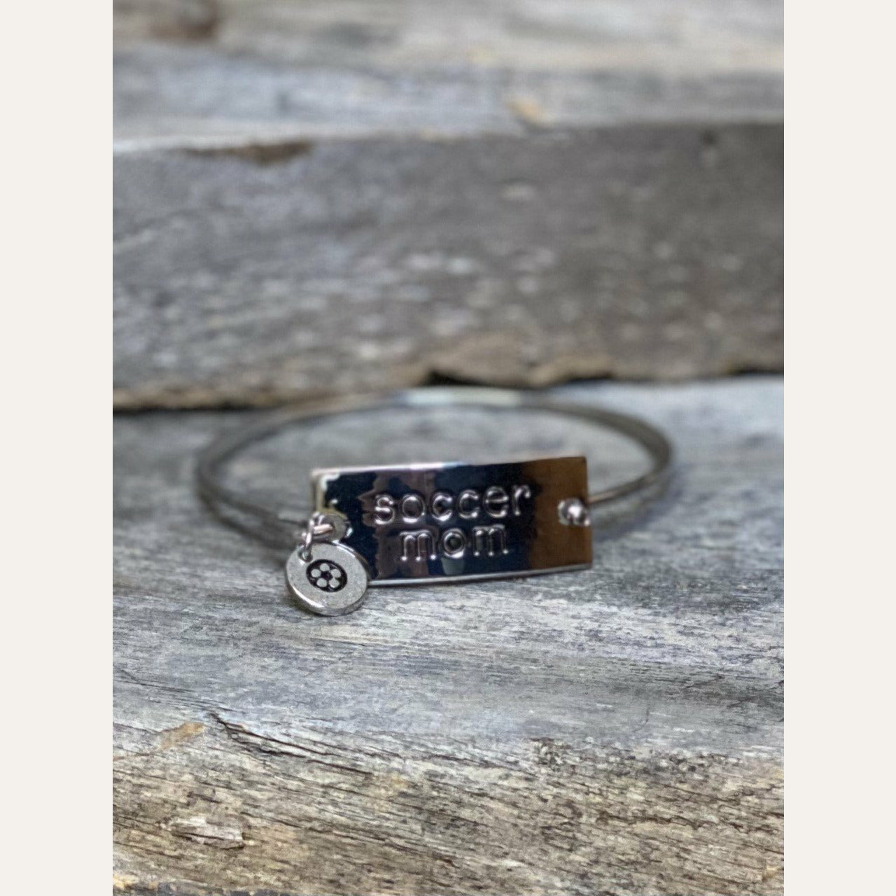 Soccer Mom Metal Bangle Bracelet Bracelet Unknown