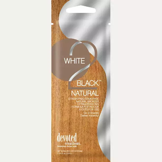 Single Use Tanning Lotion Tanning Oil & Lotion Devoted Creations White 2 Black Natural