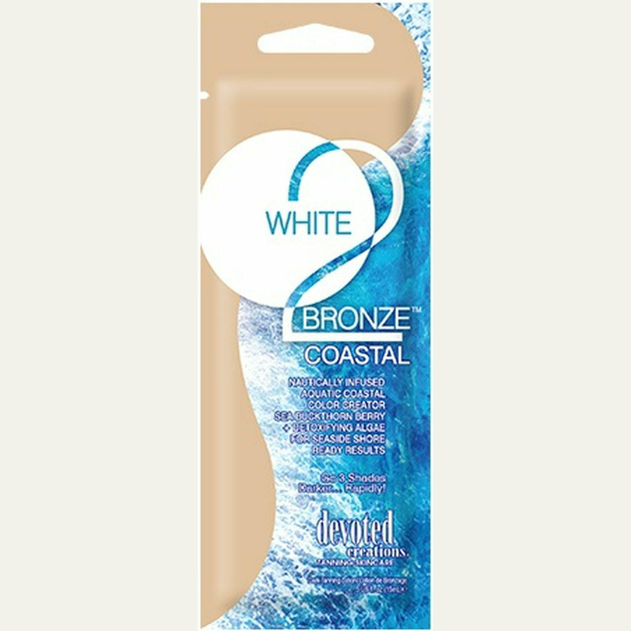 Single Use Tanning Lotion Tanning Oil & Lotion Devoted Creations White 2 Bronze Coastal