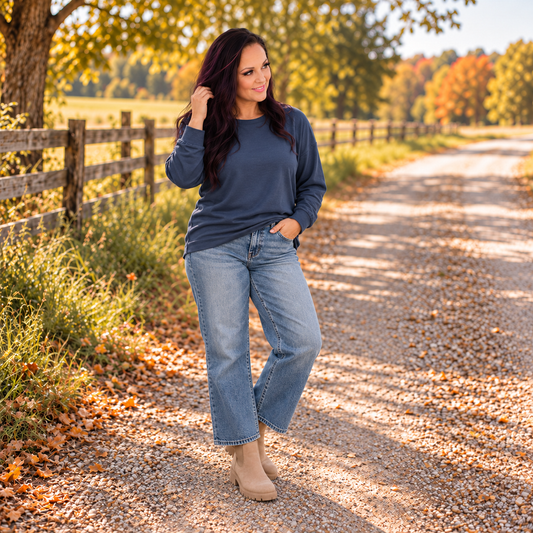 Genuine Interest Long Sleeve Top