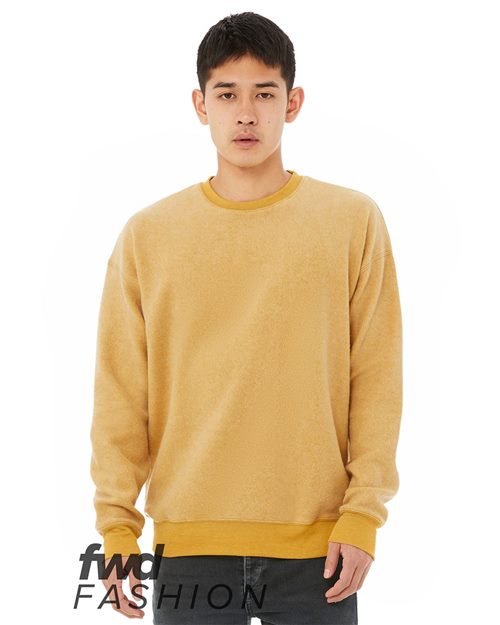Unisex FWD Fashion Sueded Drop Shoulder Crewneck Sweatshirt - 3345