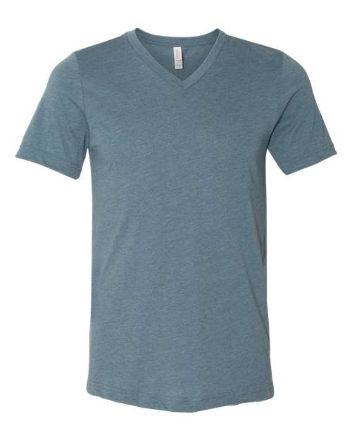 Unisex Heather CVC V-Neck Tee - 3005CVC