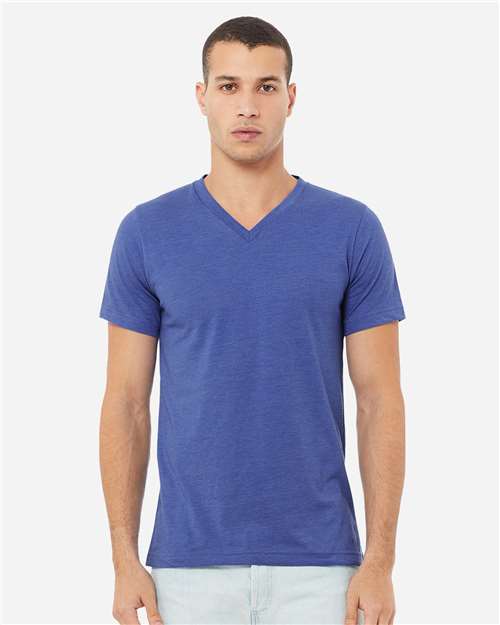 Unisex Heather CVC V-Neck Tee - 3005CVC